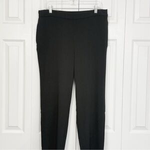 NWT Banana Republic Black Stretch Pull-On High Rise Crop Ankle Pants 12